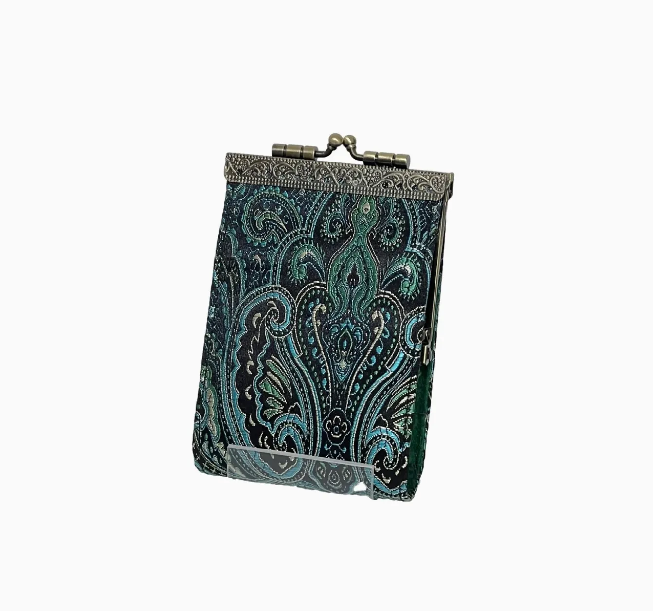 Card Holder   Wallet - Paisley