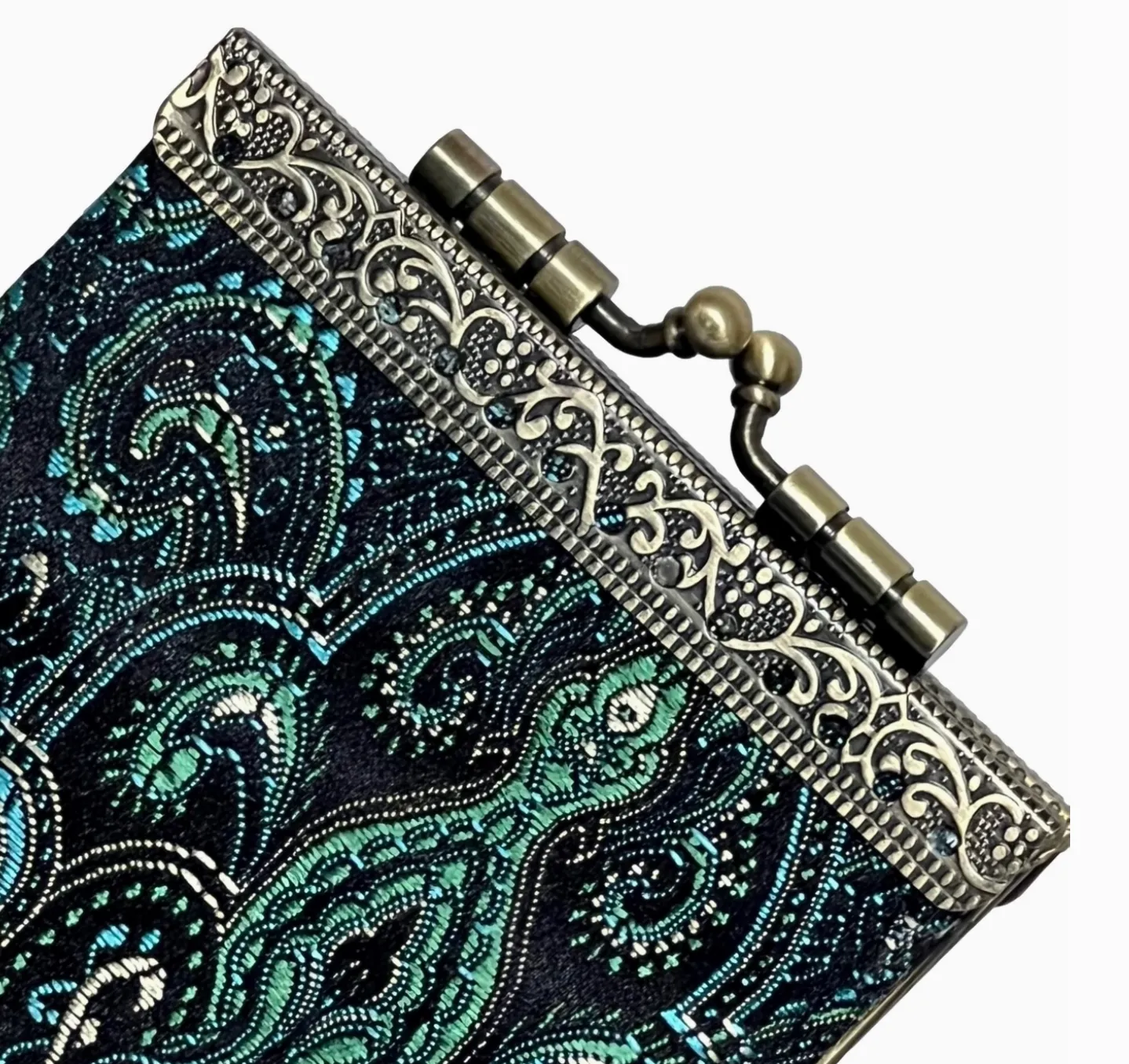 Card Holder   Wallet - Paisley