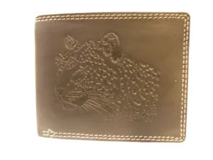 Cheetah Head Wallet