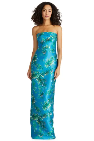 Cleo Strapless Column Gown by Theia Couture - RENTAL