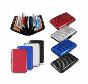 Color: BLUE - RFID BLOCKER Credit Card Wallet and Organizer