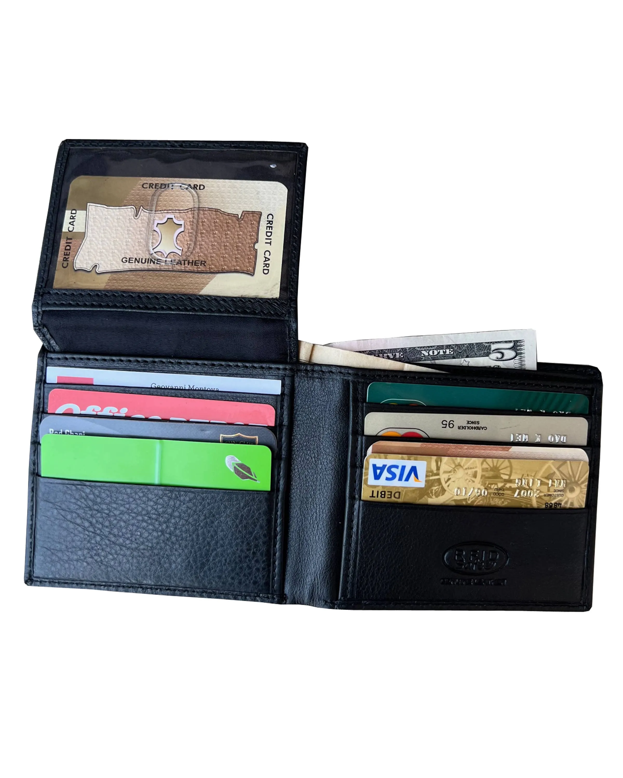 Cowhide Bi-Fold Wallet /Stuffology Boutique