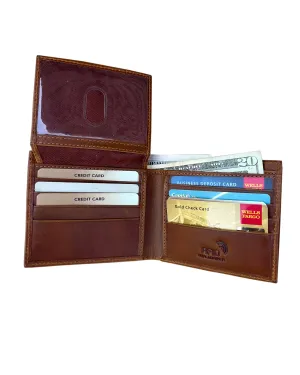 Cowhide Bi-Fold Wallet /Stuffology Boutique