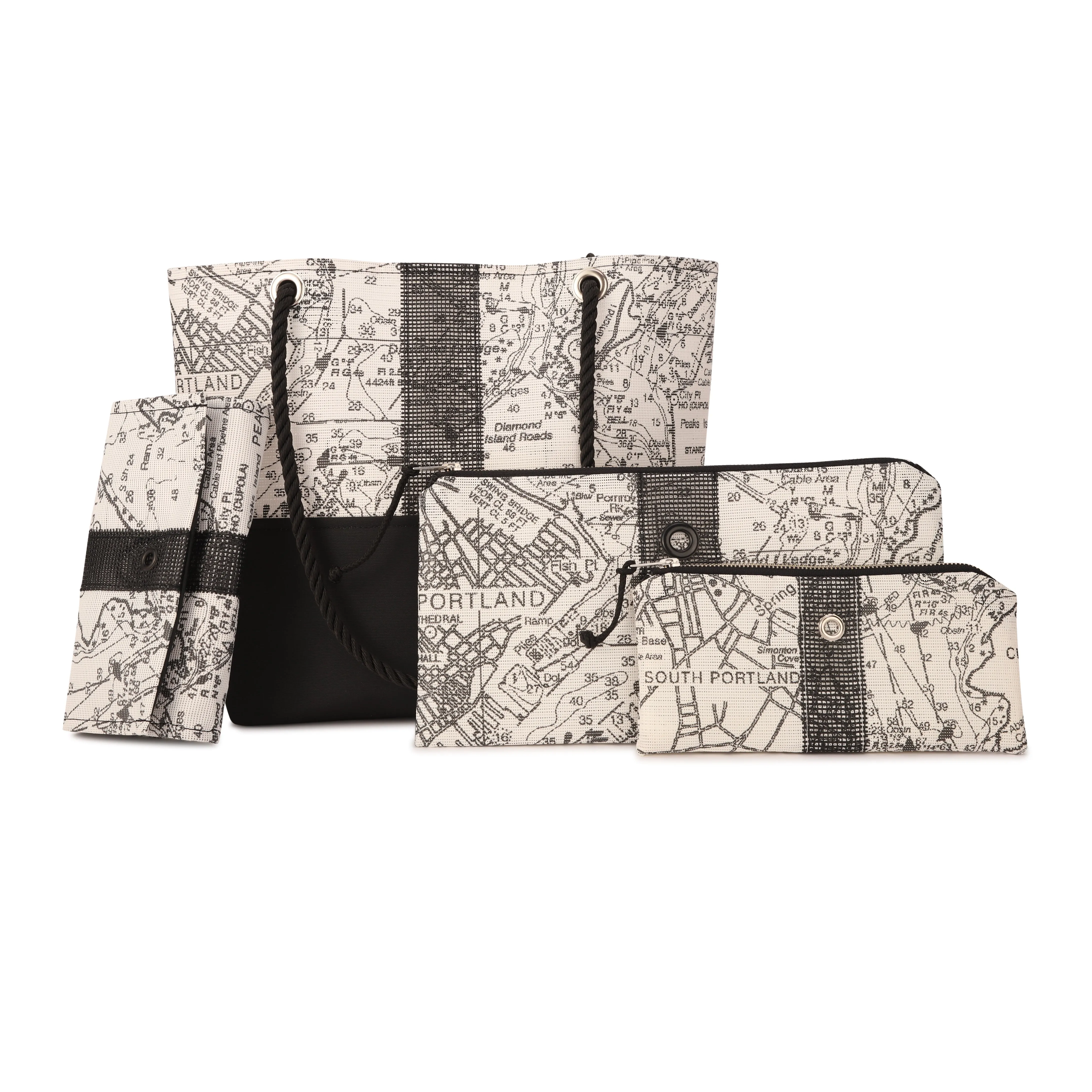 Crossbody in Black Portland Chart