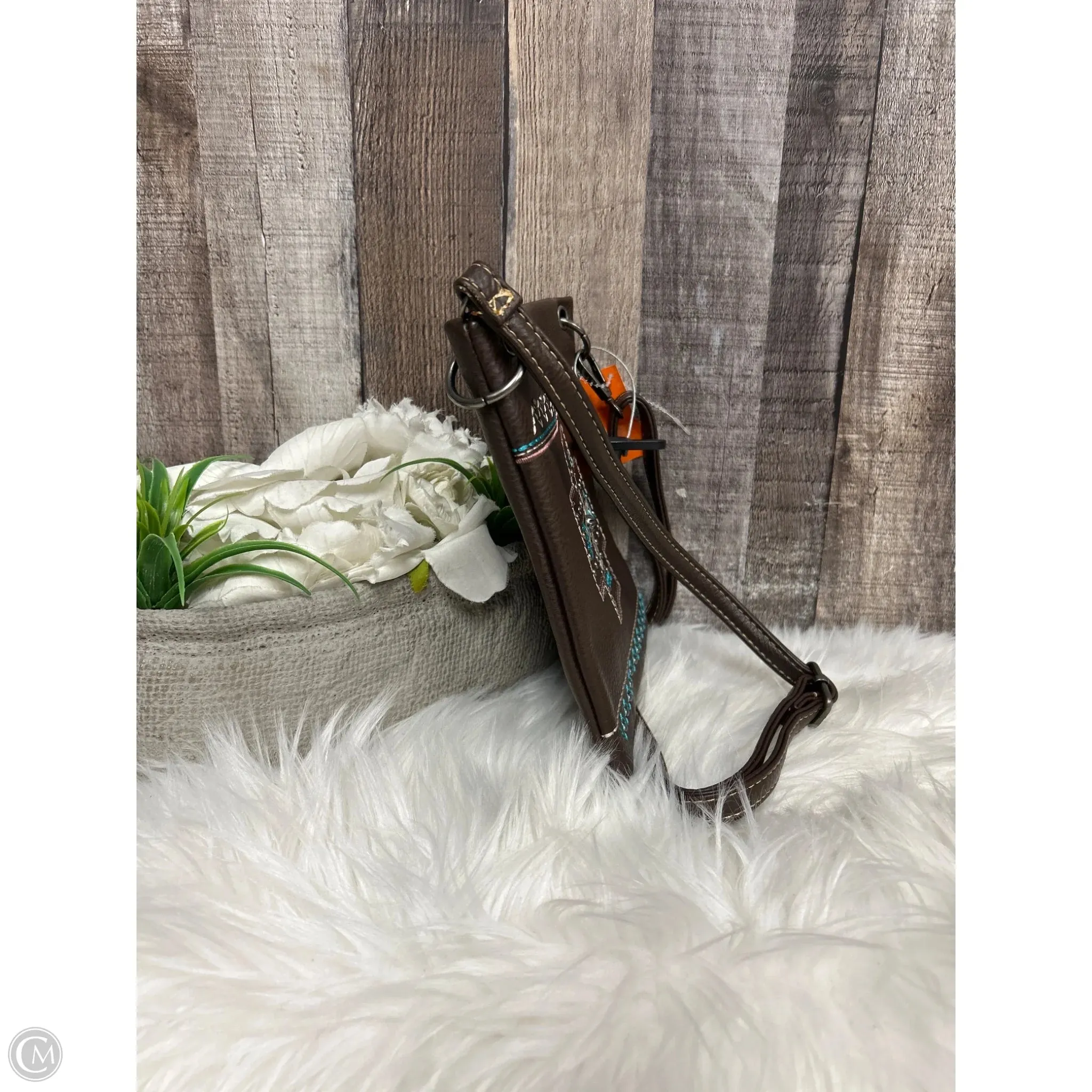 Crossbody Leather By Cme, Size: Small