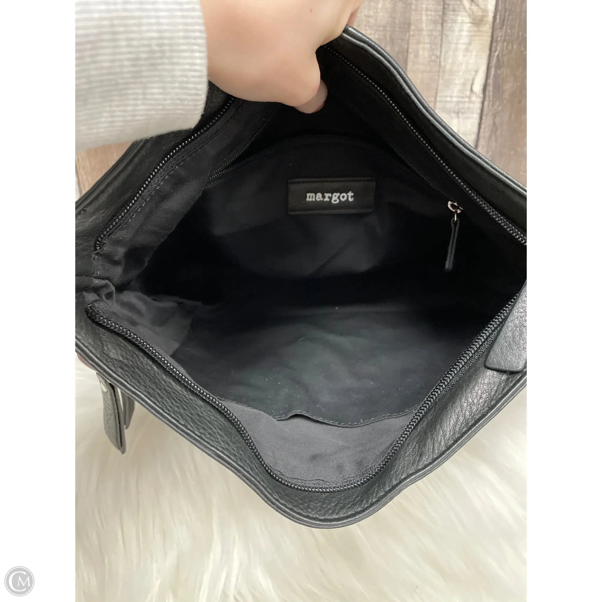 Crossbody Leather By Margot, Size: Large