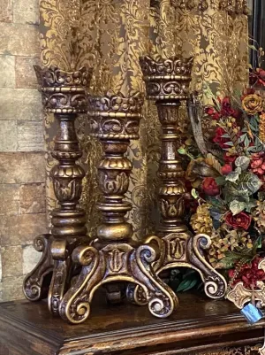 Crown Top Candle Holders Santander