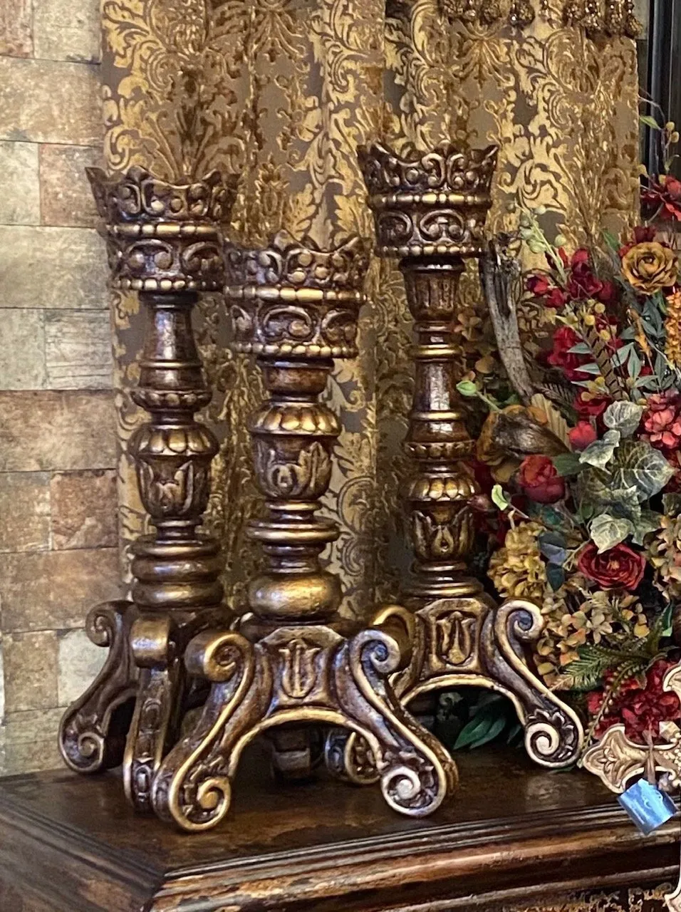 Crown Top Candle Holders Santander