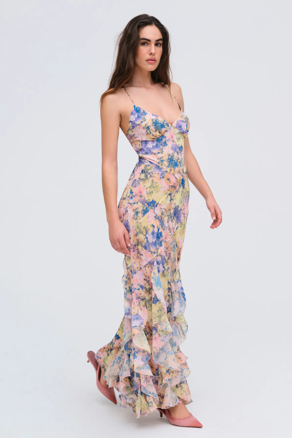 Elea Maxi Dress by For Love and Lemons - RENTAL