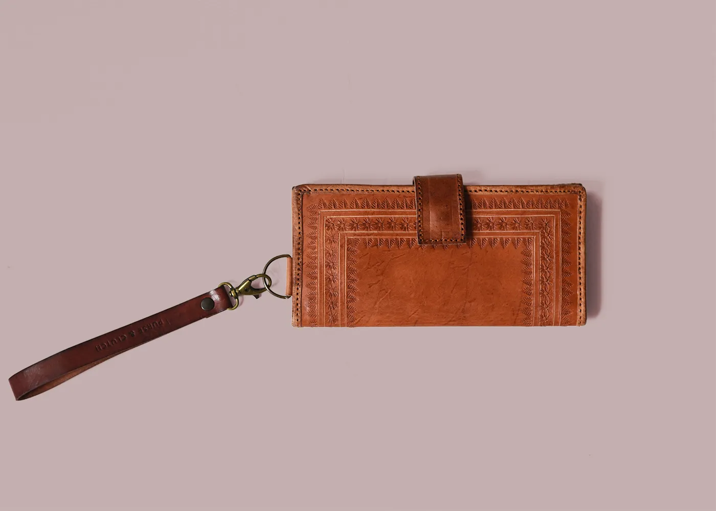Embossed Wallet Wristlet
