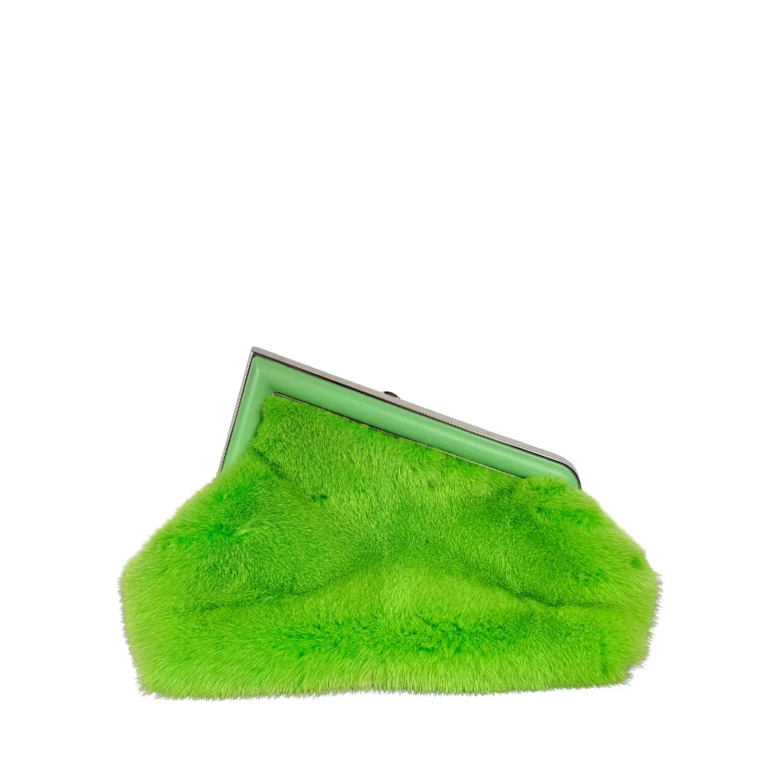 Fendi First Small Green Mink