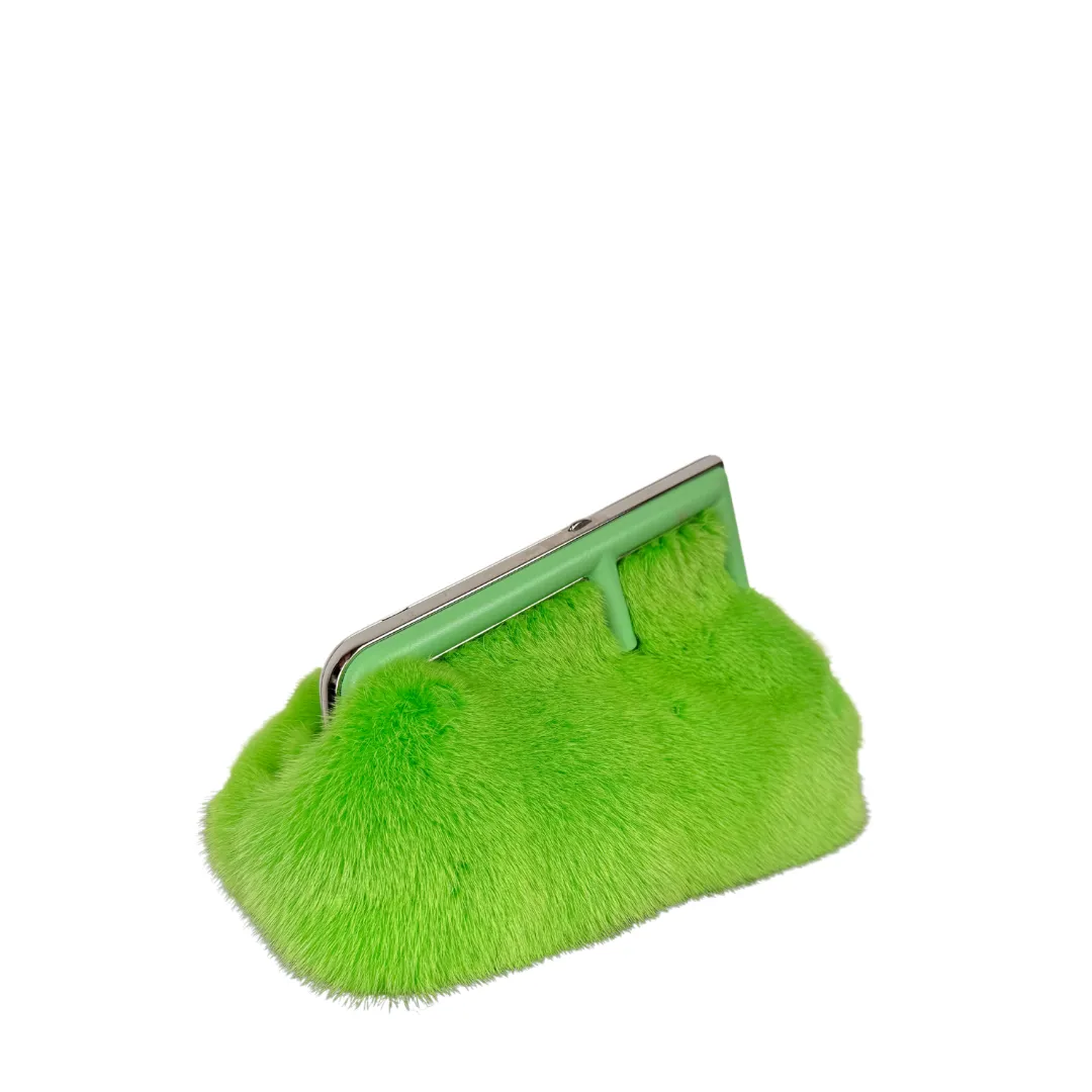 Fendi First Small Green Mink
