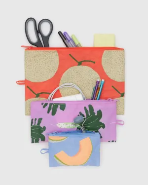 Flat Pouch Set Japanese Produce | Baggu