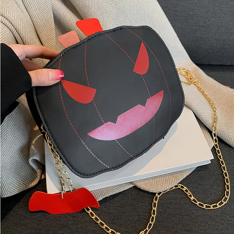Halloween Cartoon Pumpkin Shoulder Bag