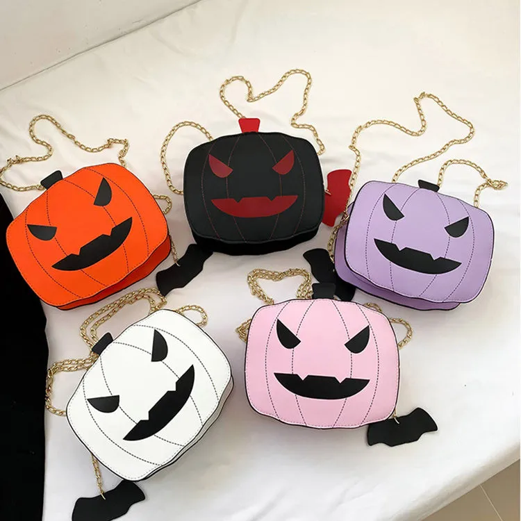 Halloween Cartoon Pumpkin Shoulder Bag