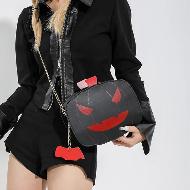 Halloween Cartoon Pumpkin Shoulder Bag