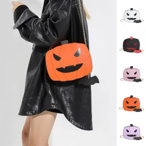 Halloween Cartoon Pumpkin Shoulder Bag