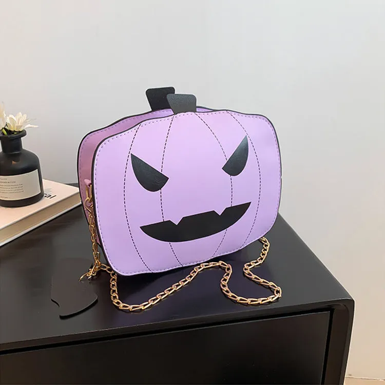 Halloween Cartoon Pumpkin Shoulder Bag