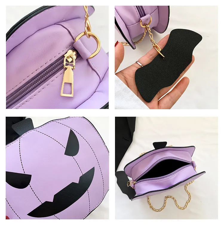 Halloween Cartoon Pumpkin Shoulder Bag
