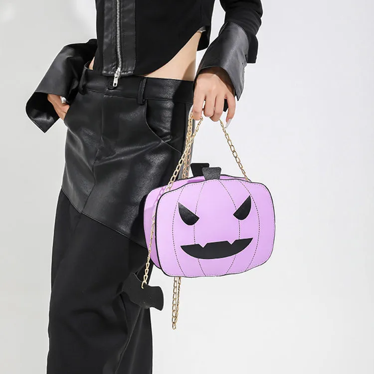 Halloween Cartoon Pumpkin Shoulder Bag