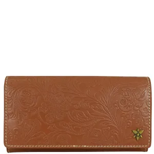 Heritage Leather Accordion Flap Wallet - 1975