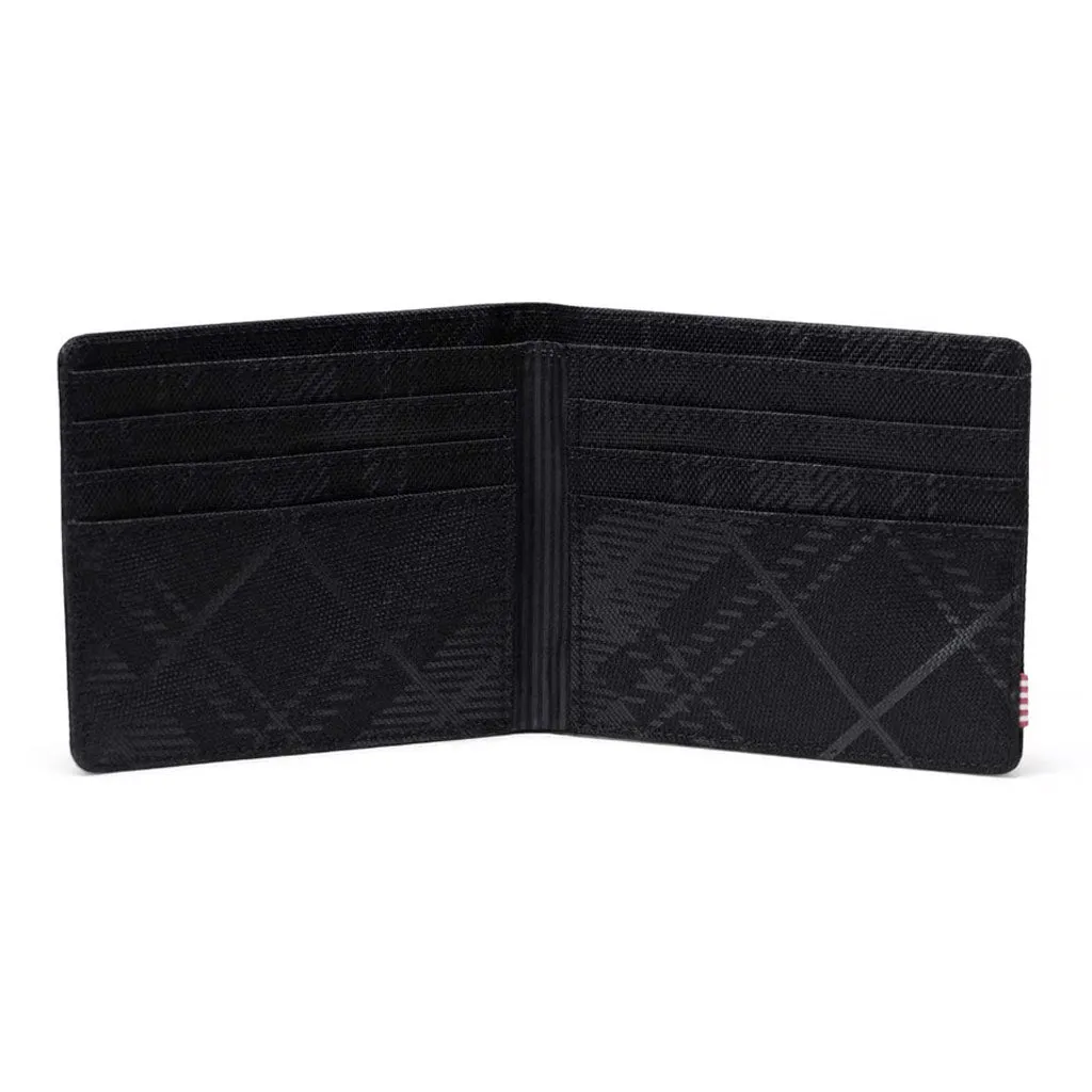 HERSCHEL ROY WALLET - PLAID EMBOSSED