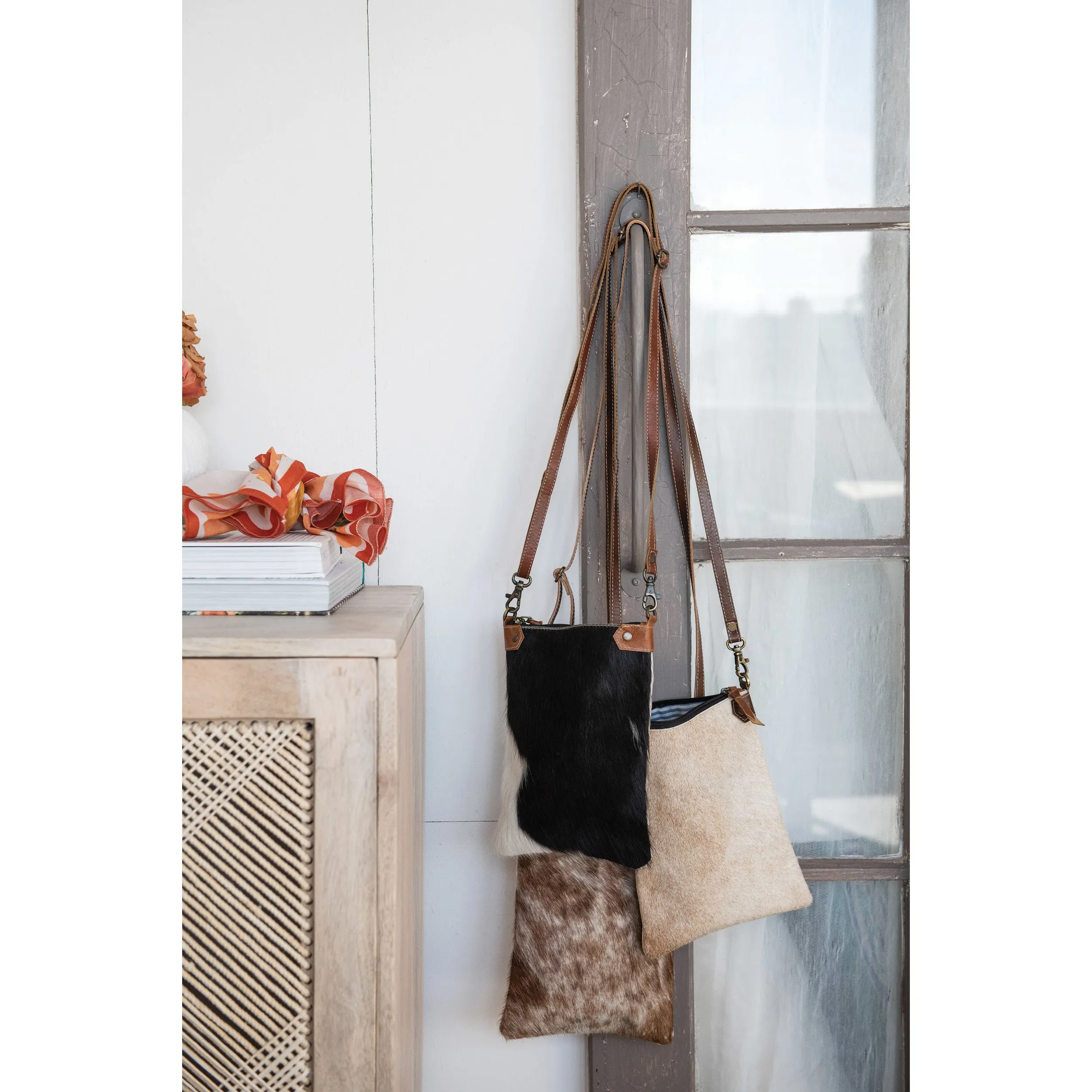 Hide Crossbody Bag, multiple styles