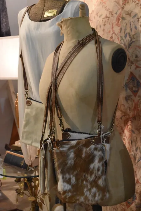 Hide Crossbody Bag, multiple styles