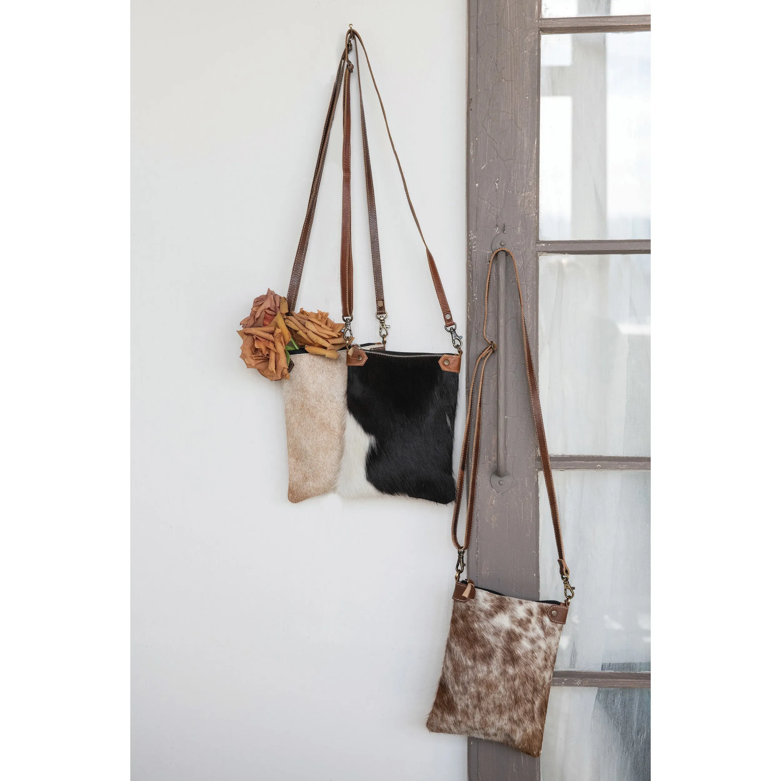 Hide Crossbody Bag, multiple styles