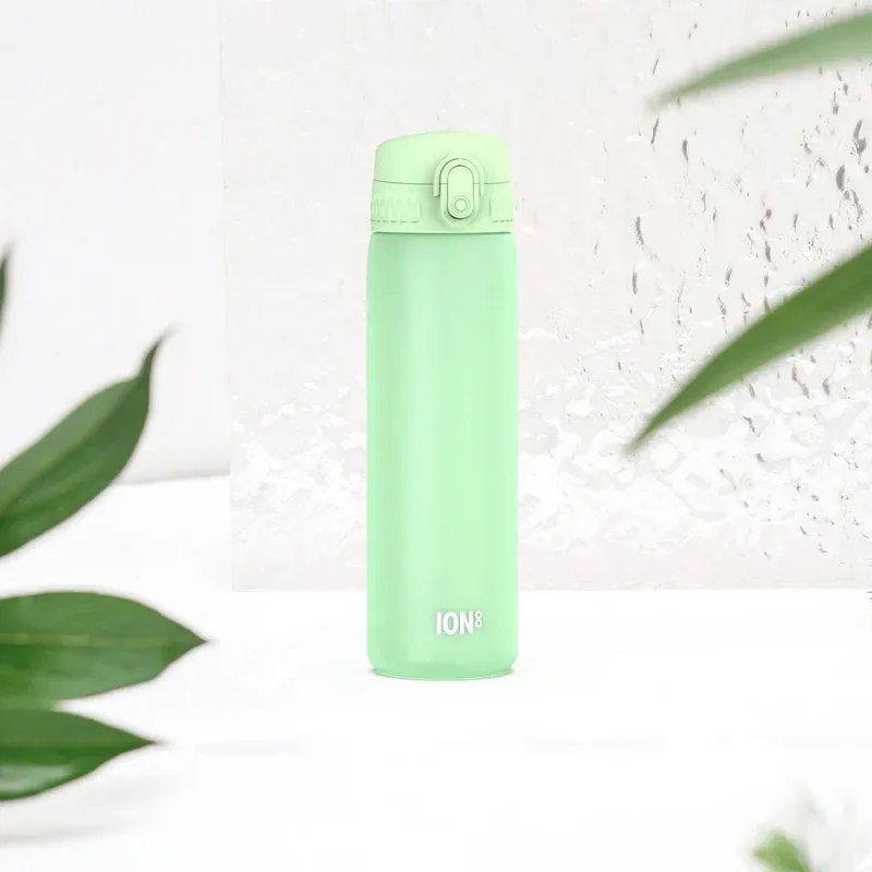 ION8 Slim 600ml BPA Free, Water Bottle - Surf Green