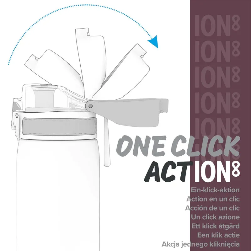 ION8 Slim 600ml BPA Free, Water Bottle - Surf Green