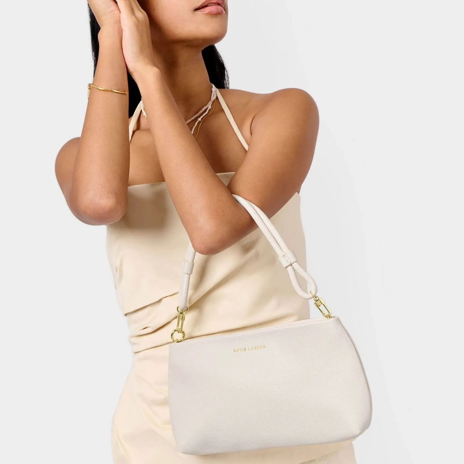 Katie Loxton Asha Small Clutch Bag - Off White