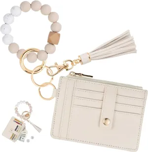 Keychain Wallet Tassel Keychain Credit Card Holder