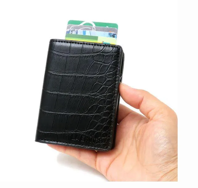 La Enviro Vegan Skin Leather Black Wallet