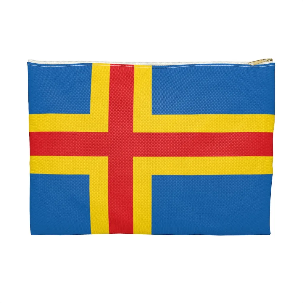 Åland Flag Accessory Pouch