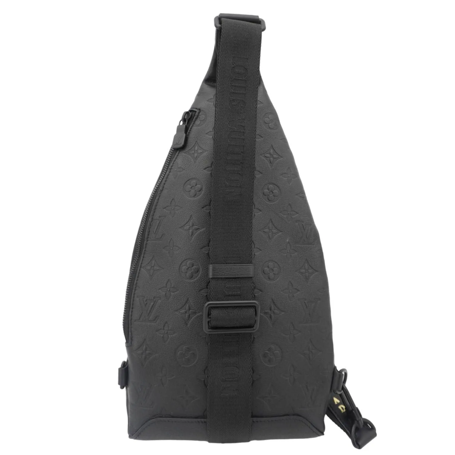 LOUIS VUITTON Duo Slingbag Taigarama Crossbody Bag Black