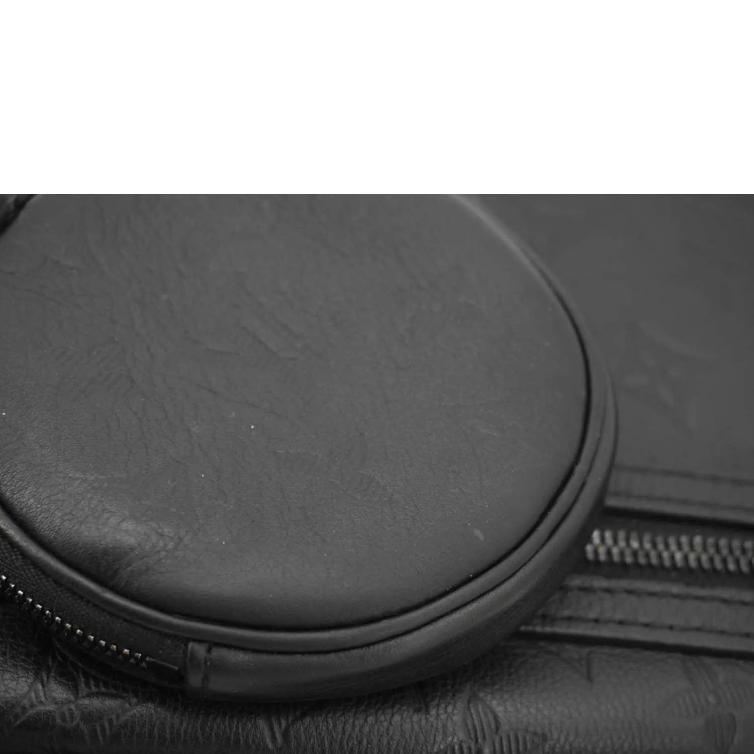 LOUIS VUITTON Duo Slingbag Taigarama Crossbody Bag Black