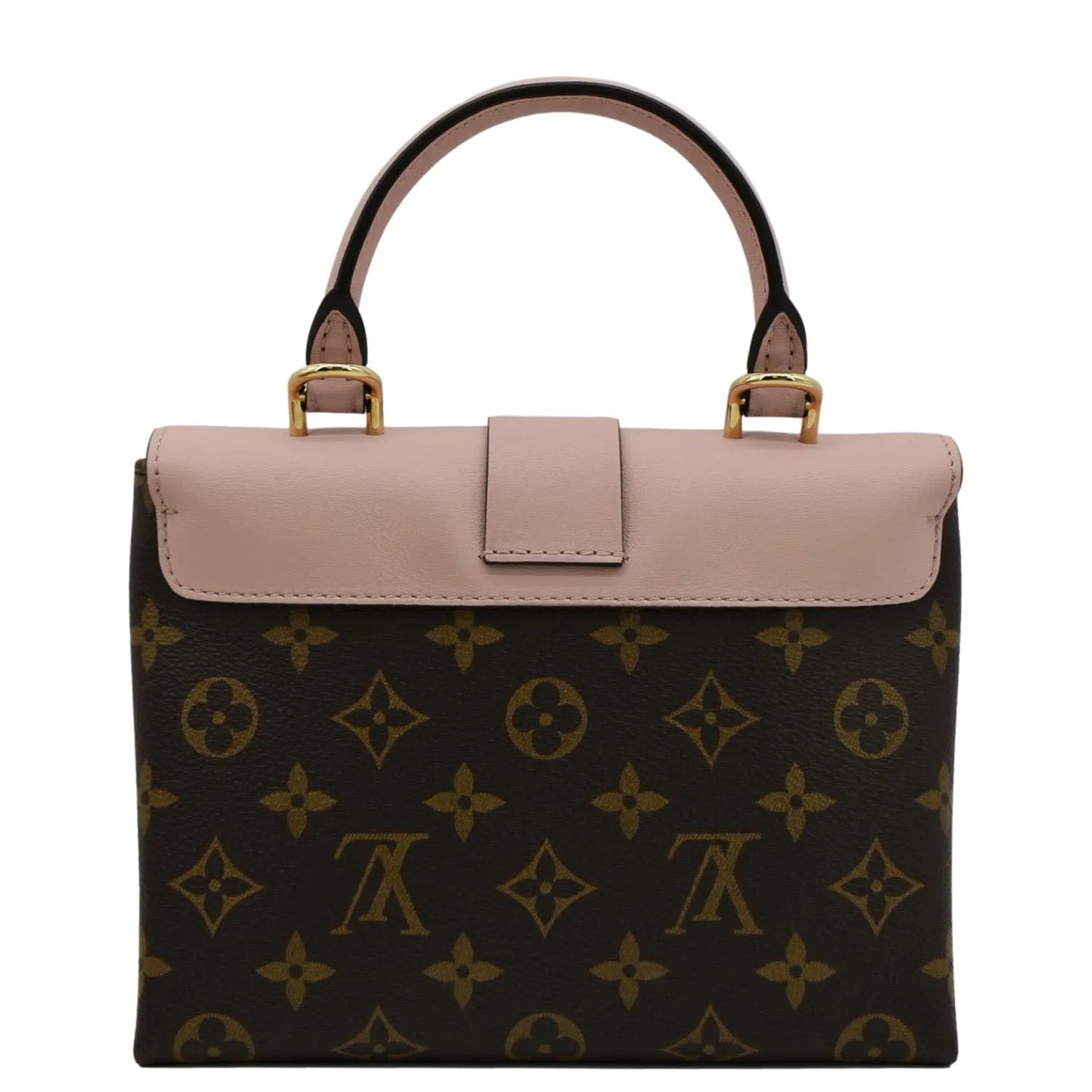 LOUIS VUITTON Locky BB Monogram Canvas Crossbody Bag Rose Poudré