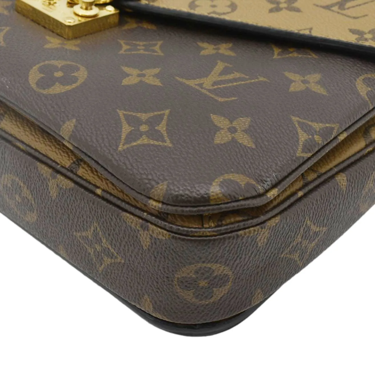LOUIS VUITTON  Metis Pochette Reverse Monogram Canvas Crossbody Bag Brown