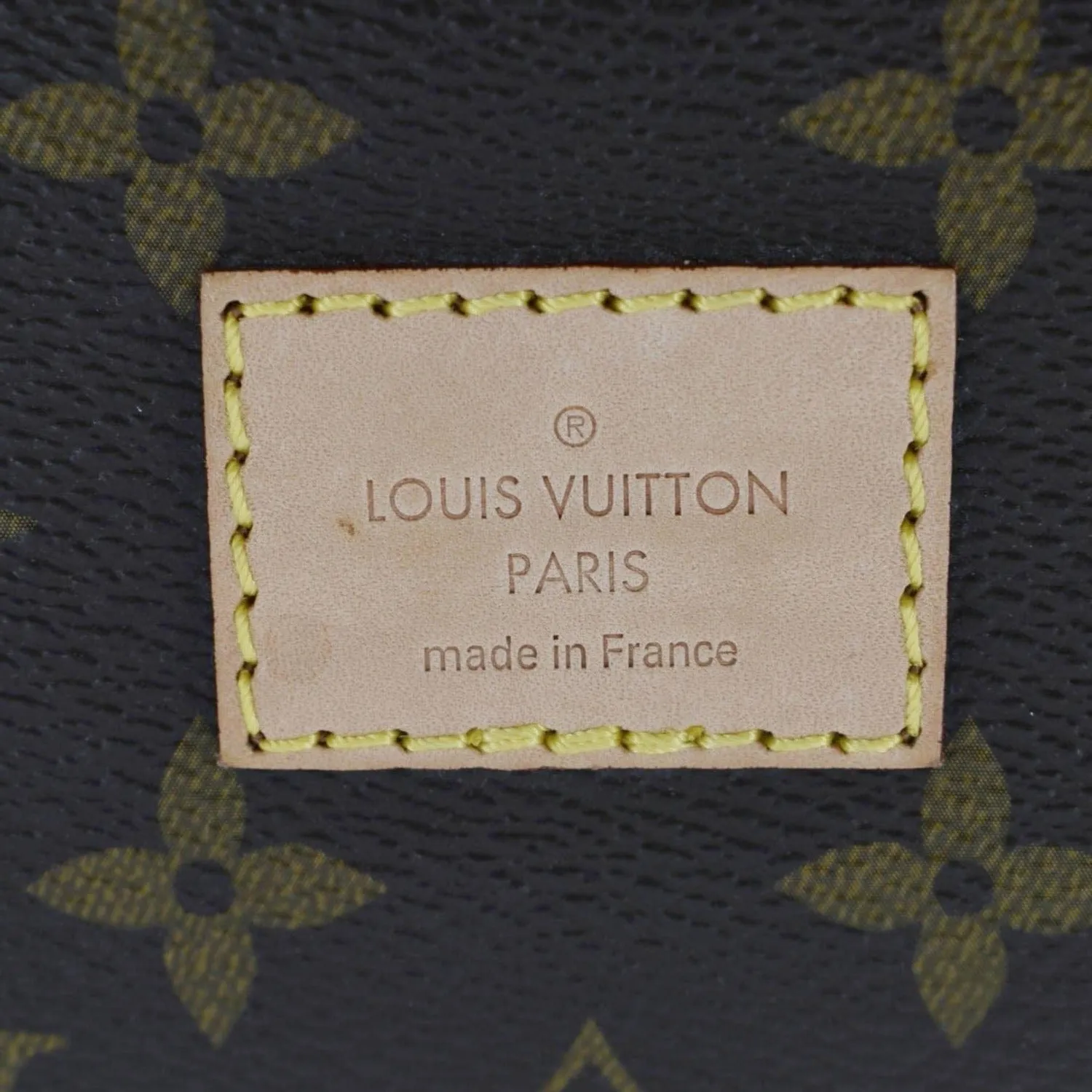 LOUIS VUITTON Saumur 30 Monogram Canvas Crossbody Bag Brown