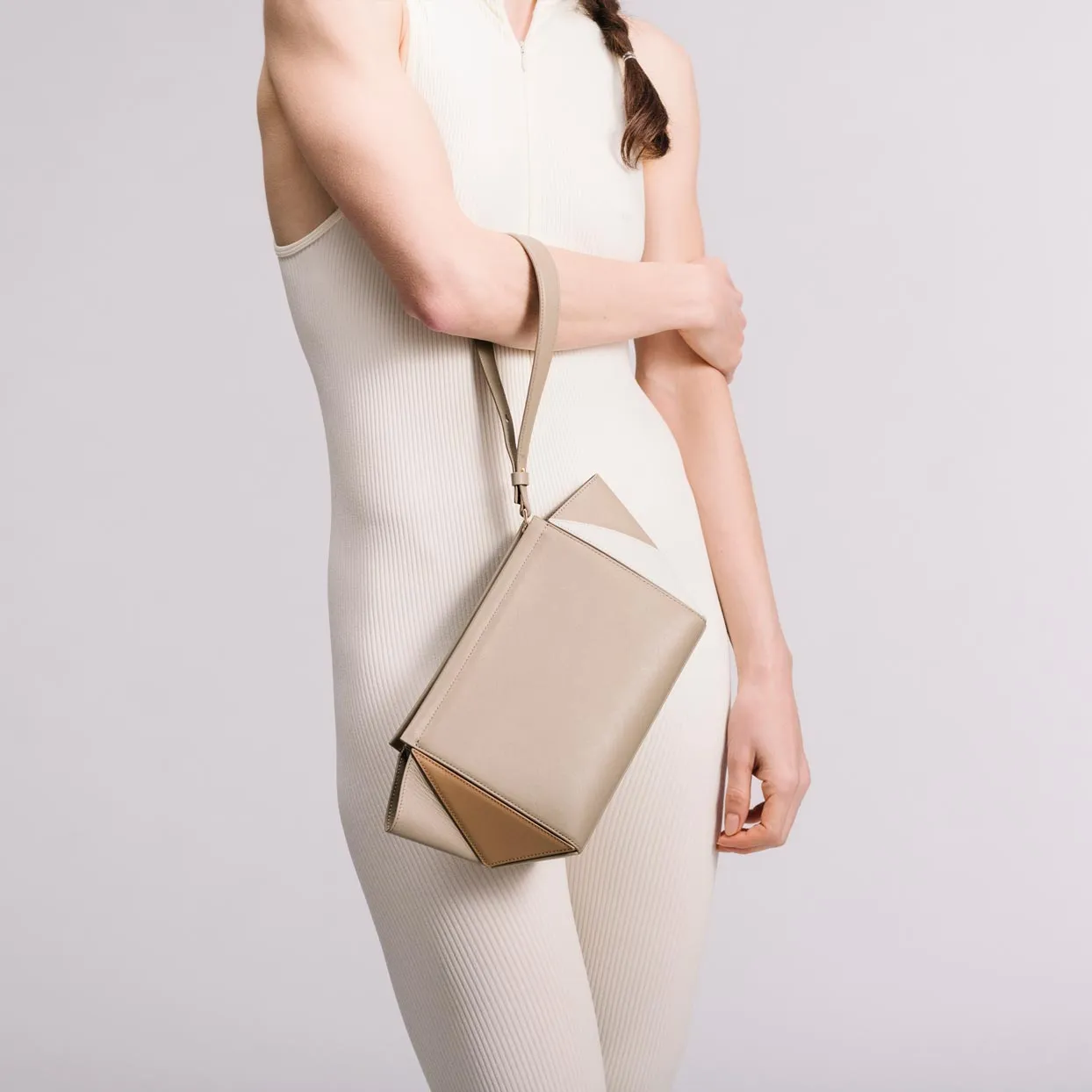 Medium Triangle Pouch - Terracotta