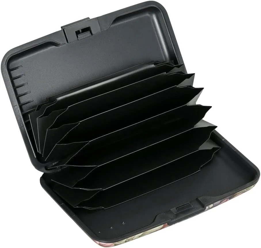 Mini RFID Aluminum Wallet Credit Cards Holder Business Card Case