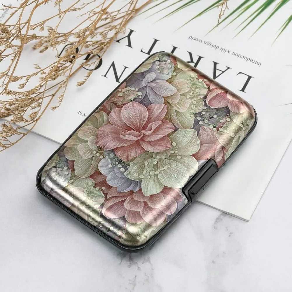Mini RFID Aluminum Wallet Credit Cards Holder Business Card Case