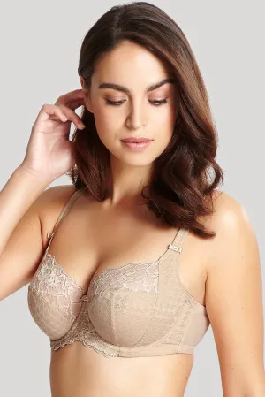 New PANACHE ENVY FULL CUP UNDERWIRE BRA IN NUDE, SZ 40DDDD! Also Fits 42DDD, 44DD! RETAILS $82 