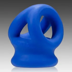 Oxballs Tri Squeeze Cocksling Ball Stretcher - Blue