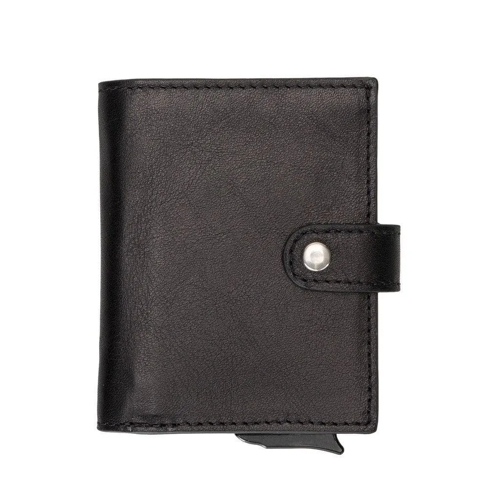 Palermo Zip Mechanical Genuine Leather Card Holder
