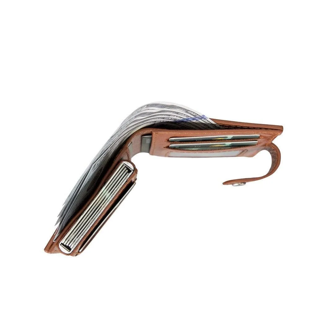 Palermo Zip Mechanical Genuine Leather Card Holder
