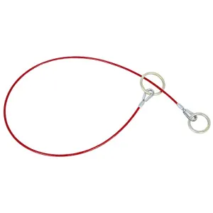 PeakWorks V8208604-4' (1.2 m) Cable Anchor Sling - 1/4" PVC Coated Galvanized Cable