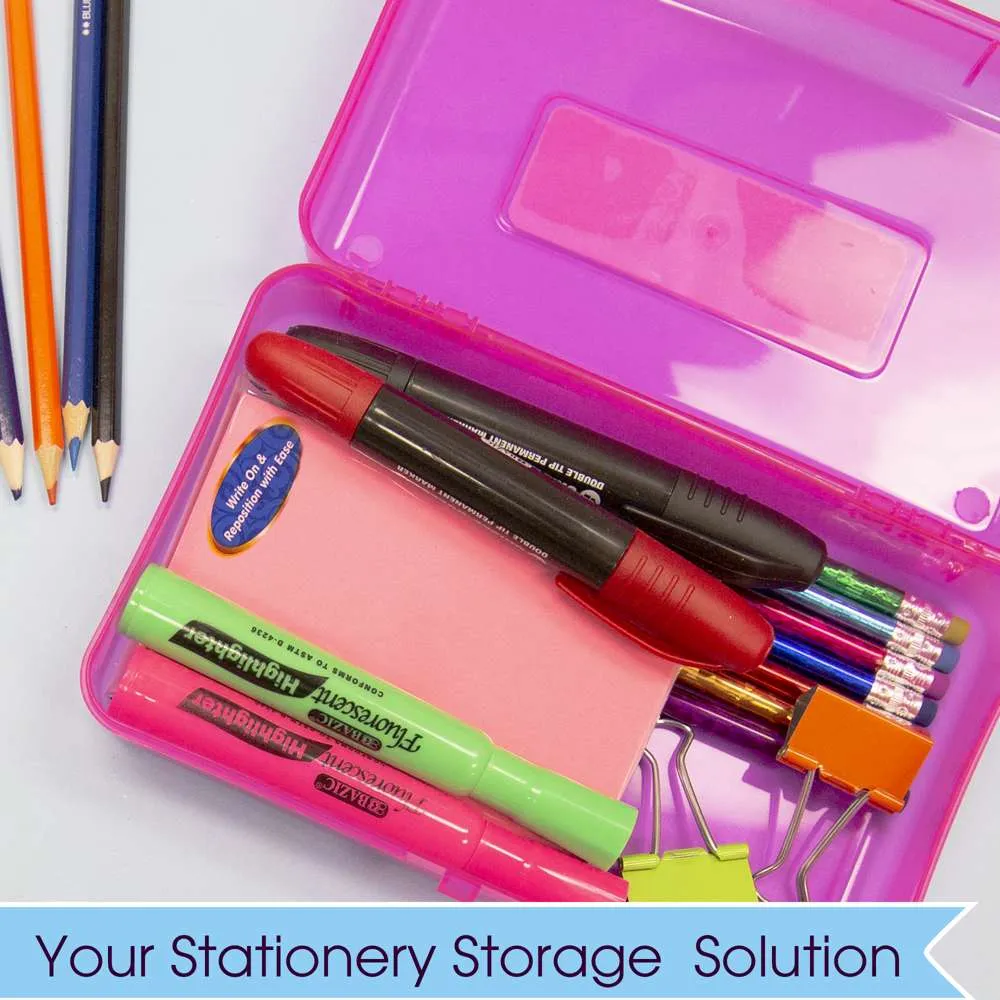 Pencil Case Multipurpose Utility Box - Bright Color