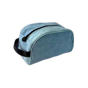 Personalized Denim Traveler Pouch